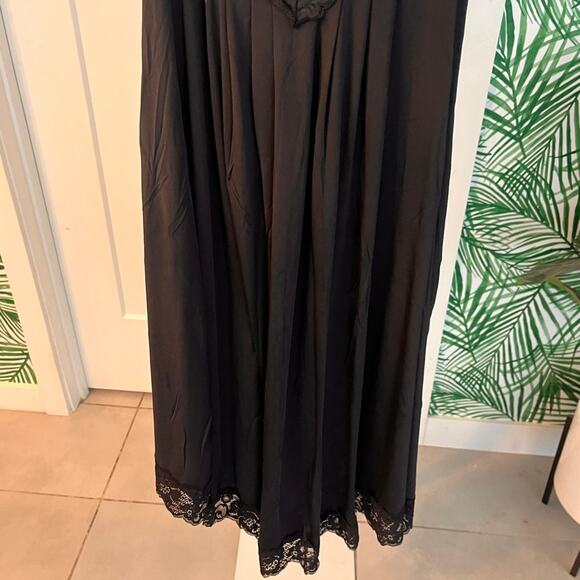 HAH The Evelyn Lace Corset Midi Dress in Noir NWT medium Whimsigoth Glamgoth - Picture 7 of 11